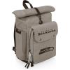 PICNIC TIME NFL Carmel Roll Top Picnic Backpack Cooler, Canvas Cooler Bag, Picnic Basket Set with Cooler Backpack, (Gray)(Seattle Seahawks)