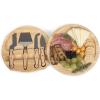 PICNIC TIME NFL Circo Cheese Board and Knife Set – Charcuterie Board Set – Wood Cutting Board(Kansas City Chiefs)