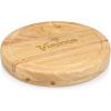 PICNIC TIME NFL Circo Cheese Board and Knife Set – Charcuterie Board Set – Wood Cutting Board(Minnesota Vikings)
