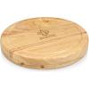 PICNIC TIME NFL Circo Cheese Board and Knife Set – Charcuterie Board Set – Wood Cutting Board(New Orleans Saints)