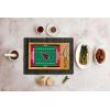 PICNIC TIME NFL Football Field Icon Glass Top Cutting Board & Knife Set, (Parawood & Bamboo)(Arizona Cardinals)