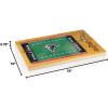 PICNIC TIME NFL Football Field Icon Glass Top Cutting Board & Knife Set, (Parawood & Bamboo)(Atlanta Falcons)