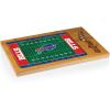 PICNIC TIME NFL Football Field Icon Glass Top Cutting Board & Knife Set, (Parawood & Bamboo)(Buffalo Bills)