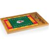 PICNIC TIME NFL Football Field Icon Glass Top Cutting Board & Knife Set, (Parawood & Bamboo)(Kansas City Chiefs)