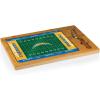 PICNIC TIME NFL Football Field Icon Glass Top Cutting Board & Knife Set, (Parawood & Bamboo)(Los Angeles Chargers)