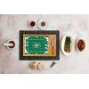 PICNIC TIME NFL Football Field Icon Glass Top Cutting Board & Knife Set, (Parawood & Bamboo)(New York Jets)