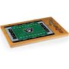 PICNIC TIME NFL Football Field Icon Glass Top Cutting Board & Knife Set, (Parawood & Bamboo)(Oakland Raiders)