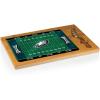 PICNIC TIME NFL Football Field Icon Glass Top Cutting Board & Knife Set, (Parawood & Bamboo)(Philadelphia Eagles)