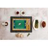PICNIC TIME NFL Football Field Icon Glass Top Cutting Board & Knife Set, (Parawood & Bamboo)(Philadelphia Eagles)