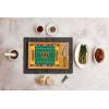 PICNIC TIME NFL Football Field Icon Glass Top Cutting Board & Knife Set, (Parawood & Bamboo)(Washington Commanders)