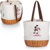 PICNIC TIME NFL Mickey Coronado Canvas and Willow Basket Tote(Arizona Cardinals)