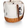 PICNIC TIME NFL Mickey Coronado Canvas and Willow Basket Tote(Chicago Bears)