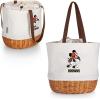 PICNIC TIME NFL Mickey Coronado Canvas and Willow Basket Tote(Cleveland Browns)