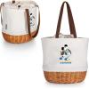 PICNIC TIME NFL Mickey Coronado Canvas and Willow Basket Tote(Los Angeles Chargers)