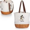 PICNIC TIME NFL Mickey Coronado Canvas and Willow Basket Tote(New Orleans Saints)