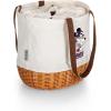 PICNIC TIME NFL Mickey Coronado Canvas and Willow Basket Tote(New York Giants)