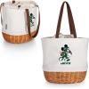 PICNIC TIME NFL Mickey Coronado Canvas and Willow Basket Tote(New York Jets)