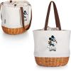 PICNIC TIME NFL Mickey Coronado Canvas and Willow Basket Tote(Philadelphia Eagles)