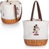PICNIC TIME NFL Mickey Coronado Canvas and Willow Basket Tote(San Francisco 49ers)