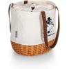 PICNIC TIME NFL Mickey Coronado Canvas and Willow Basket Tote(Seattle Seahawks)