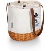 PICNIC TIME NFL Mickey Coronado Canvas and Willow Basket Tote(Tennessee Titans)
