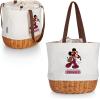 PICNIC TIME NFL Mickey Coronado Canvas and Willow Basket Tote(Washington Commanders)