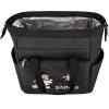PICNIC TIME NFL Mickey Mouse On The Go Lunch Bag – Soft Cooler Lunch Box – Insulated Lunch Bag, (Black)(New Orleans Saints)