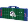 PICNIC TIME NFL Picnic Table Portable Folding Table with Seats and Umbrella(Blue)
