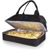 PICNIC TIME NFL Potluck Casserole Carrier, Insulated Thermal Food Carrier, Insulated Casserole Carrier, (Black)(Carolina Panthers)