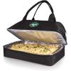 PICNIC TIME NFL Potluck Casserole Carrier, Insulated Thermal Food Carrier, Insulated Casserole Carrier, (Black)(New York Jets)