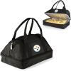 PICNIC TIME NFL Potluck Casserole Carrier, Insulated Thermal Food Carrier, Insulated Casserole Carrier, (Black)(Pittsburgh Steelers)