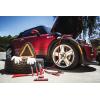 PICNIC TIME NFL Roadside Emergency Car Kit, Auto Vehicle Safety Road Side Assistance with Jumper Cables and Car Tool Kit, (Black with Orange Accents)(New York Jets)