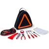 PICNIC TIME NFL Roadside Emergency Car Kit, Auto Vehicle Safety Road Side Assistance with Jumper Cables and Car Tool Kit, (Black with Orange Accents)(New York Jets)