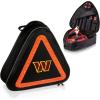 PICNIC TIME NFL Roadside Emergency Car Kit, Auto Vehicle Safety Road Side Assistance with Jumper Cables and Car Tool Kit, (Black with Orange Accents)(Washington Commanders)