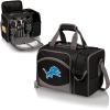 PICNIC TIME NFL Unisex-Adult NFL Malibu Picnic Basket Cooler(Black With Gray Accents)