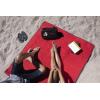 PICNIC TIME NFL Unisex-Adult NFL Mickey Blanket Tote Outdoor Picnic Blanket(Red)