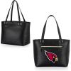 PICNIC TIME NFL Uptown Cooler Tote Bag, Insulated Purse Lunch Bag, Stylish Beach Bag Soft Cooler, (Black)(Arizona Cardinals)