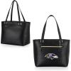 PICNIC TIME NFL Uptown Cooler Tote Bag, Insulated Purse Lunch Bag, Stylish Beach Bag Soft Cooler, (Black)(Baltimore Ravens)