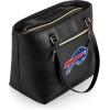 PICNIC TIME NFL Uptown Cooler Tote Bag, Insulated Purse Lunch Bag, Stylish Beach Bag Soft Cooler, (Black)(Buffalo Bills)