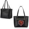 PICNIC TIME NFL Uptown Cooler Tote Bag, Insulated Purse Lunch Bag, Stylish Beach Bag Soft Cooler, (Black)(Chicago Bears)