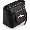 PICNIC TIME NFL Uptown Cooler Tote Bag, Insulated Purse Lunch Bag, Stylish Beach Bag Soft Cooler, (Black)(Denver Broncos)
