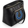 PICNIC TIME NFL Uptown Cooler Tote Bag, Insulated Purse Lunch Bag, Stylish Beach Bag Soft Cooler, (Black)(Indianapolis Colts)