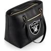 PICNIC TIME NFL Uptown Cooler Tote Bag, Insulated Purse Lunch Bag, Stylish Beach Bag Soft Cooler, (Black)(Las Vegas Raiders)