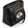 PICNIC TIME NFL Uptown Cooler Tote Bag, Insulated Purse Lunch Bag, Stylish Beach Bag Soft Cooler, (Black)(Los Angeles Rams)