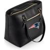 PICNIC TIME NFL Uptown Cooler Tote Bag, Insulated Purse Lunch Bag, Stylish Beach Bag Soft Cooler, (Black)(New England Patriots)