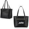 PICNIC TIME NFL Uptown Cooler Tote Bag, Insulated Purse Lunch Bag, Stylish Beach Bag Soft Cooler, (Black)(New York Jets)