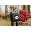 PICNIC TIME NFL Uptown Cooler Tote Bag, Insulated Purse Lunch Bag, Stylish Beach Bag Soft Cooler, (Black)(Pittsburgh Steelers)