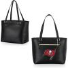PICNIC TIME NFL Uptown Cooler Tote Bag, Insulated Purse Lunch Bag, Stylish Beach Bag Soft Cooler, (Black)(Tampa Bay Buccaneers)