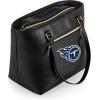 PICNIC TIME NFL Uptown Cooler Tote Bag, Insulated Purse Lunch Bag, Stylish Beach Bag Soft Cooler, (Black)(Tennessee Titans)