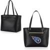 PICNIC TIME NFL Uptown Cooler Tote Bag, Insulated Purse Lunch Bag, Stylish Beach Bag Soft Cooler, (Black)(Tennessee Titans)